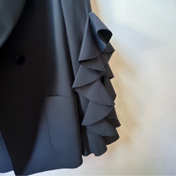 NWT Ellery Gold Band Ruffle Sleeve Jacket - Picture 5 of 11